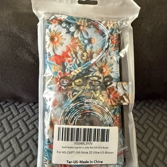 Floral Wallet Case for Samsung Galaxy S20 - Multicolor - Picture 4 of 7